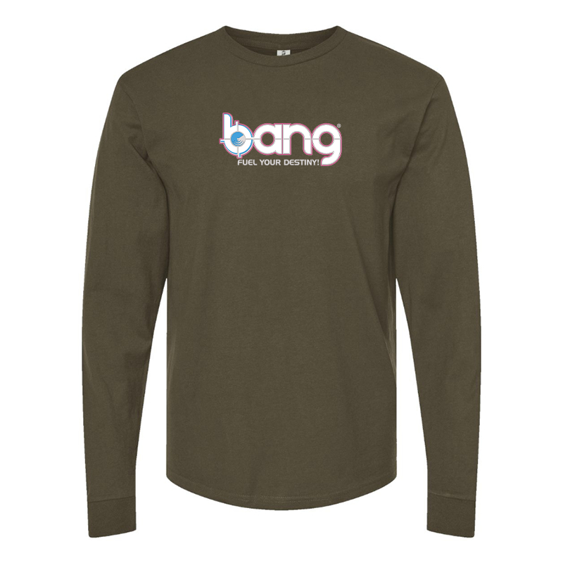 Men's Bang Energy Logo Cotton Long Sleeve T-Shirt