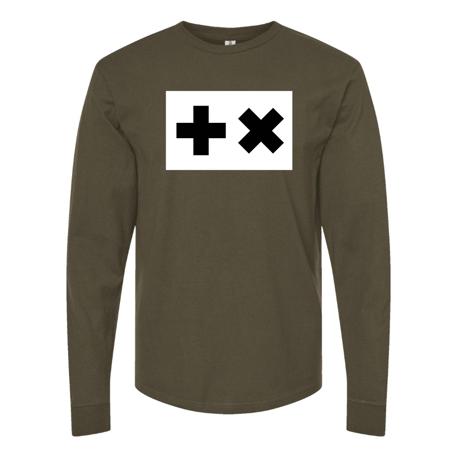 Men's Martin Garrix Logo Cotton Long Sleeve T-Shirt