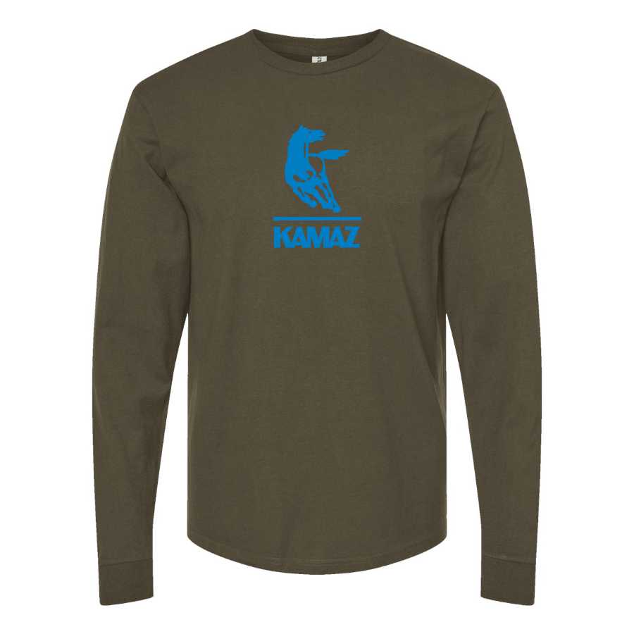 Men's KAMAZ  Logo Cotton Long Sleeve T-Shirt