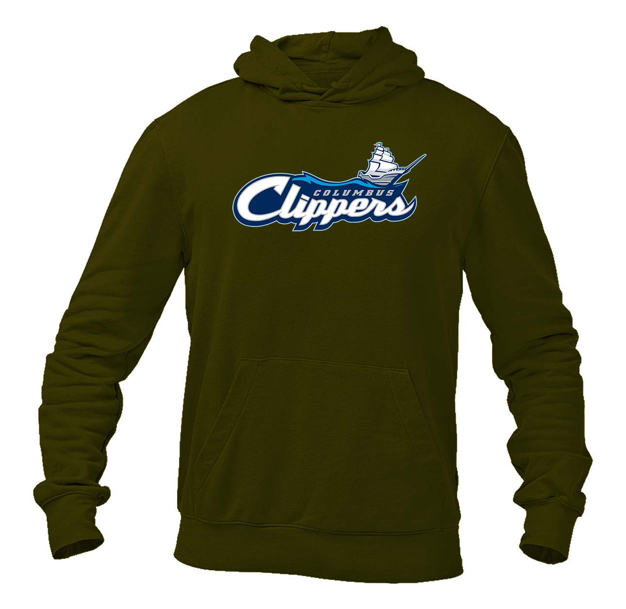 Men's Columbus Clippers Logo Pullover Hoodie