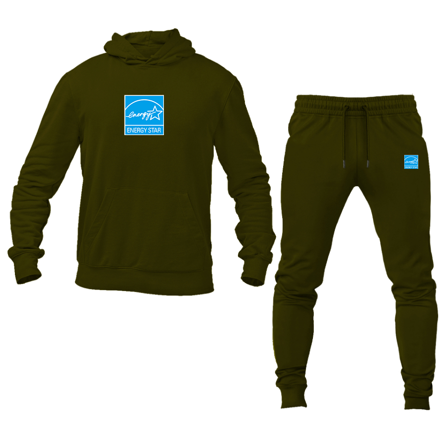 Men's Energy Star Logo Hoodie Joggers Set