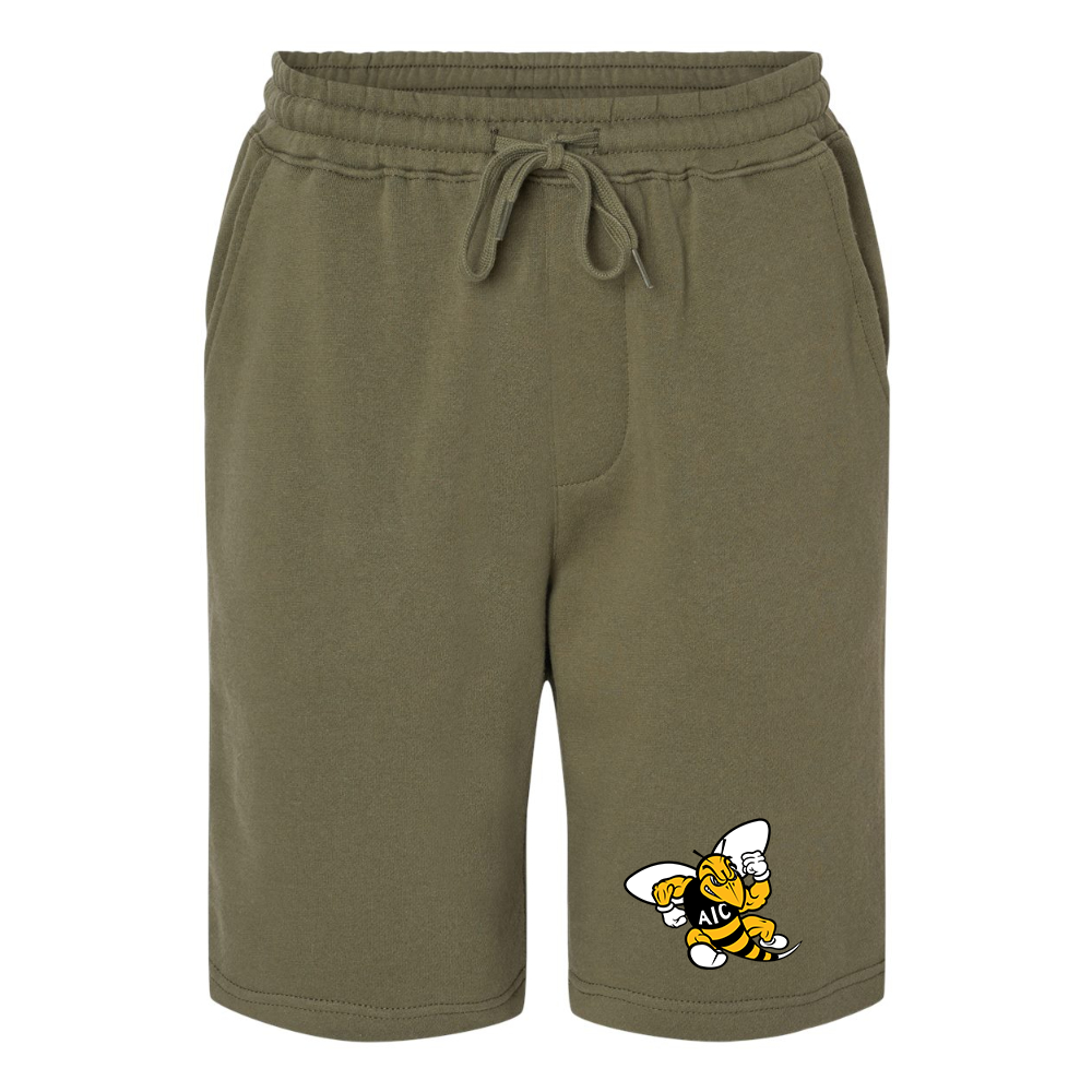 Men's AIC Yellow Jackets  Independent Trading Co Midweight Fleece Shorts