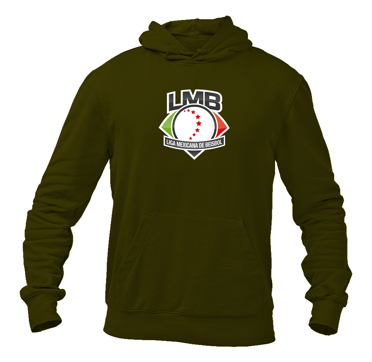 Men's Liga Mexicana de Béisbol Logo Pullover Hoodie