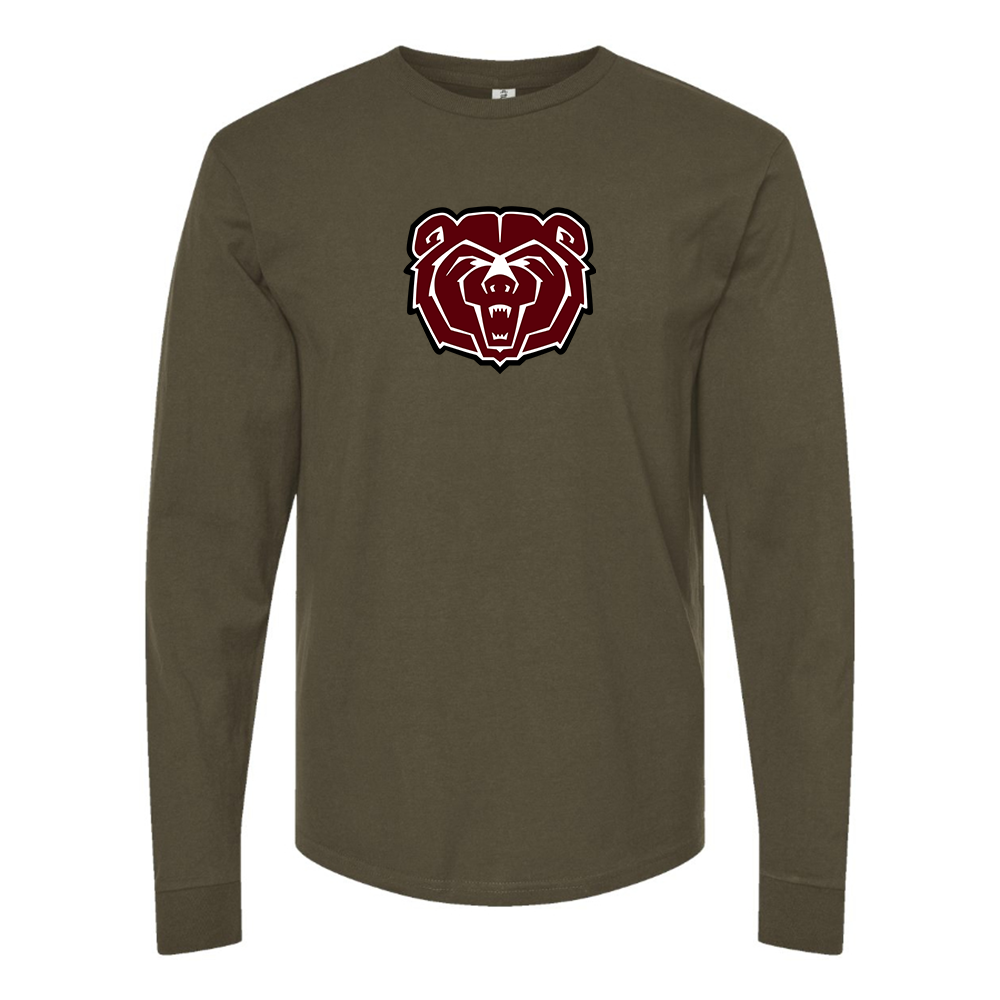 Men's  Missouri State Bears  Logo Cotton Long Sleeve T-Shirt