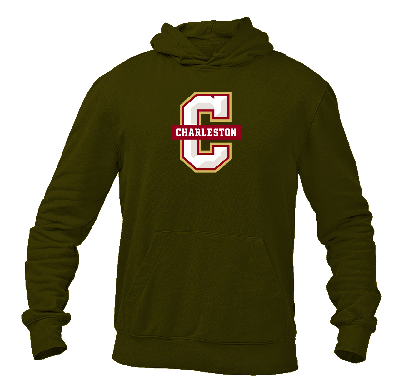 Men's Charleston Cougars Softstyle Midweight Hooded Sweatshirt