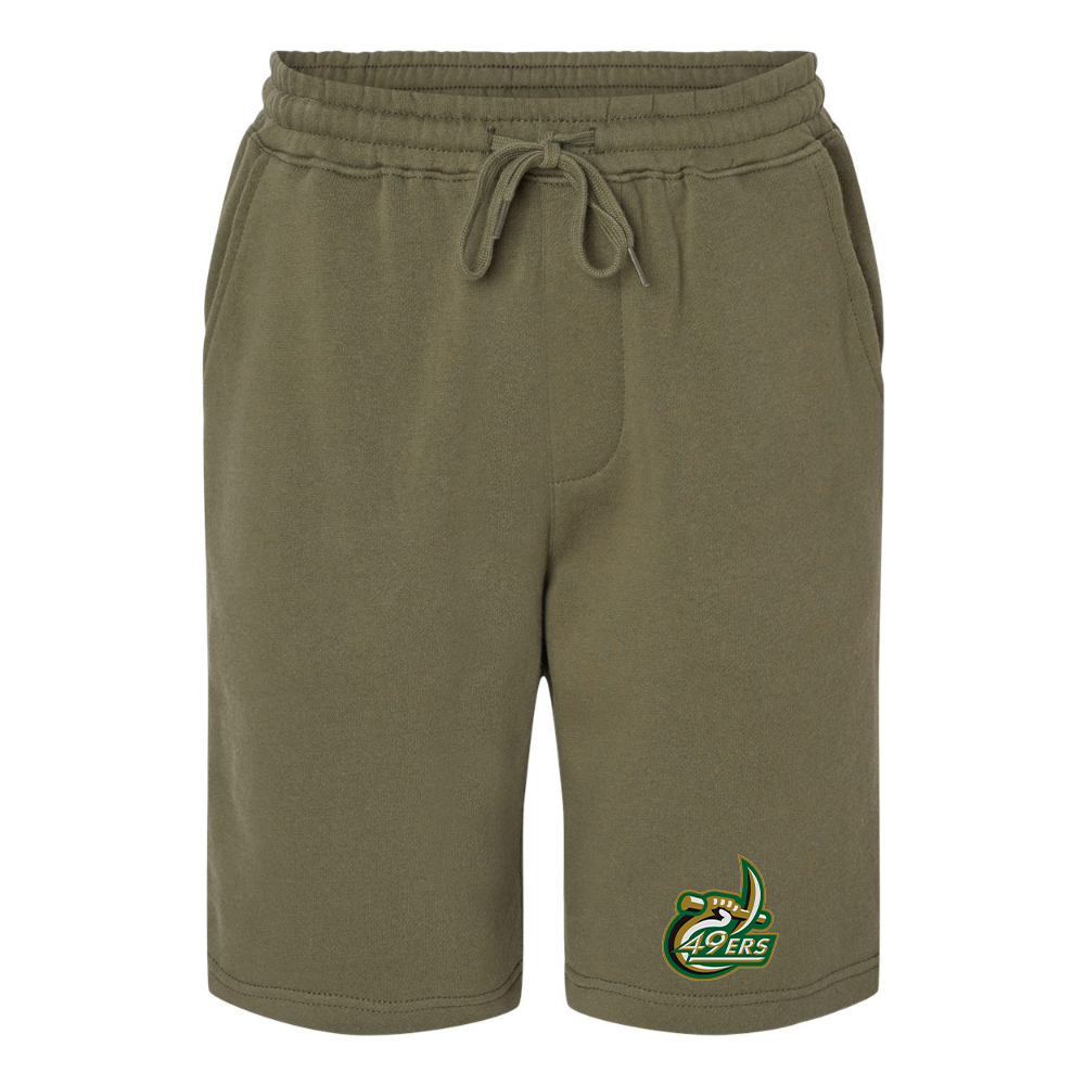 Men's Charlotte 49ers Independent Trading Co Midweight Fleece Short