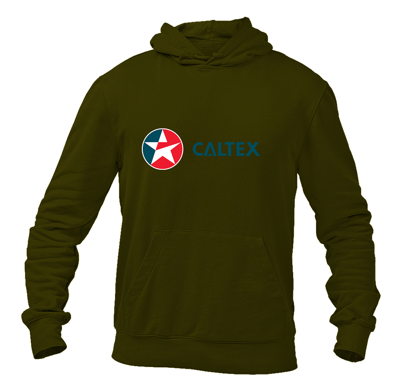 Men's Caltex Gas Station  Softstyle Midweight Hooded Sweatshirt