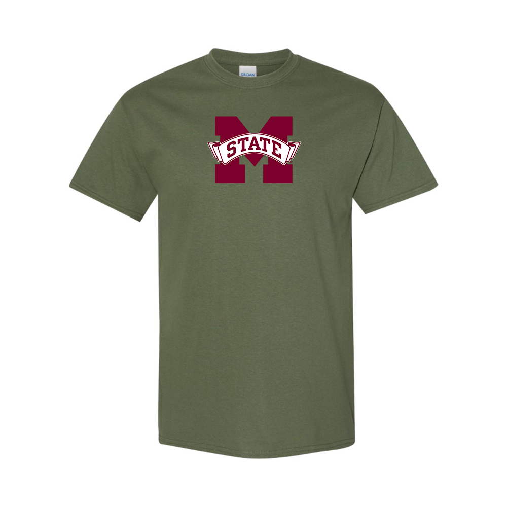 Men's  Mississippi State Bulldogs Logo Cotton T-Shirt