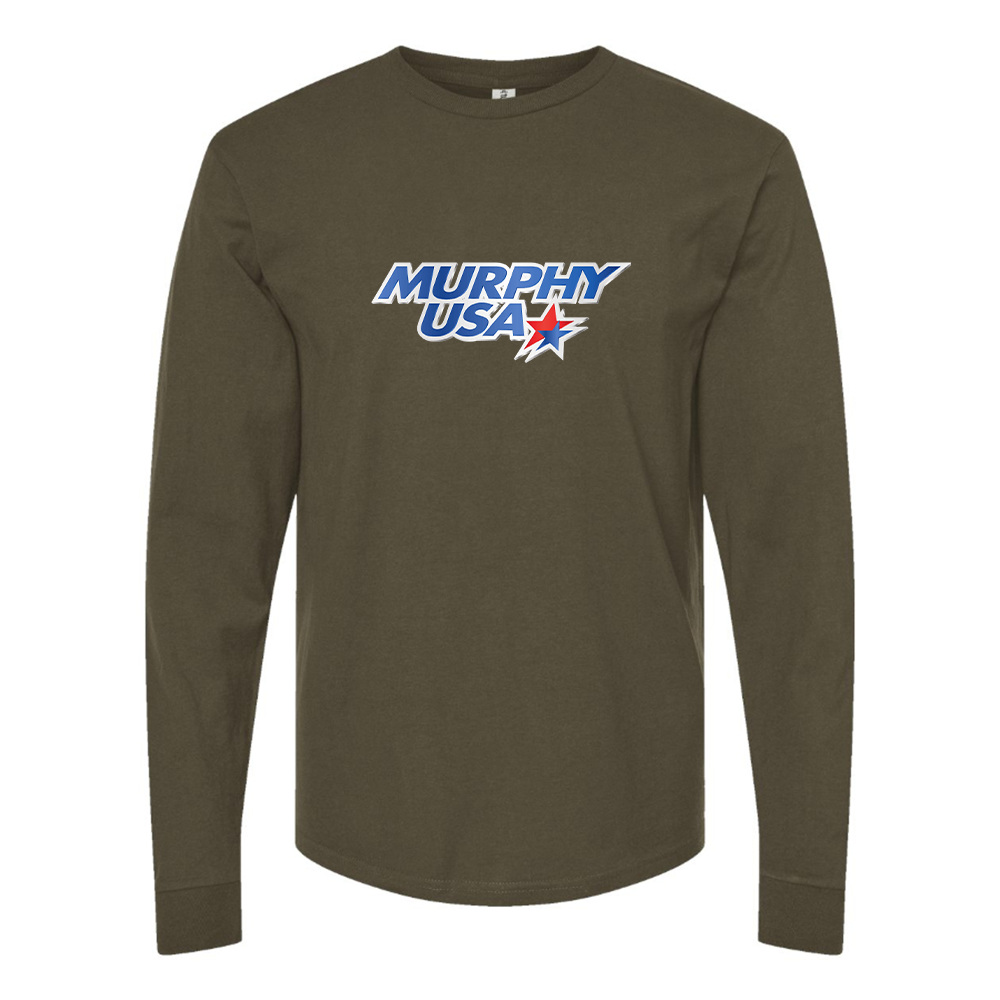 Men's Murphy USA  Logo Cotton Long Sleeve T-Shirt