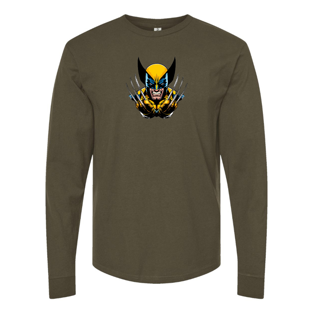 Men's Wolverine 2025 Art Cotton Long Sleeve T-Shirt