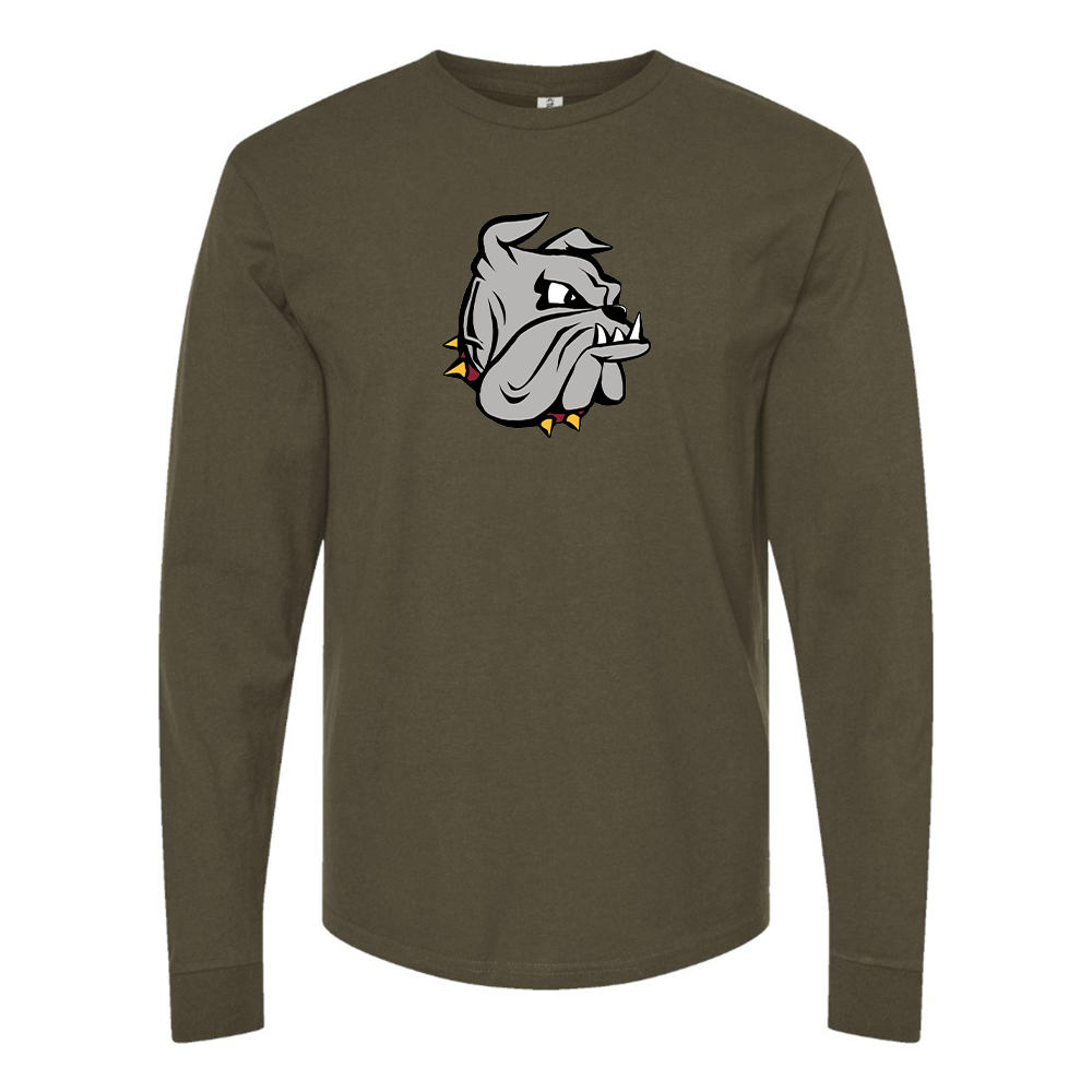 Men's Minnesota Duluth Bulldogs Cotton Long Sleeve T-Shirt