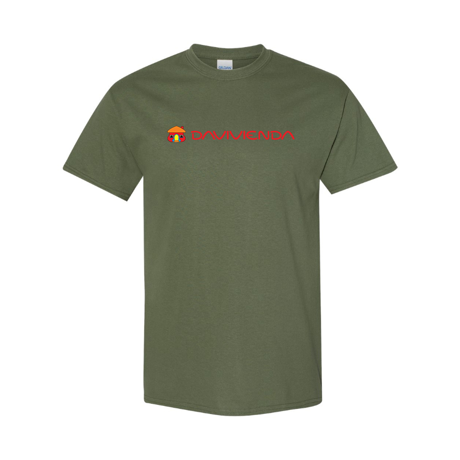 Men's Davivienda Logo Cotton T-Shirt