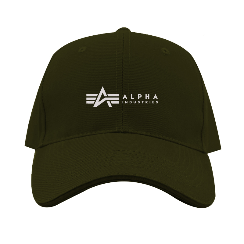 Alpha Industries Logo  Dad Baseball Cap Hat