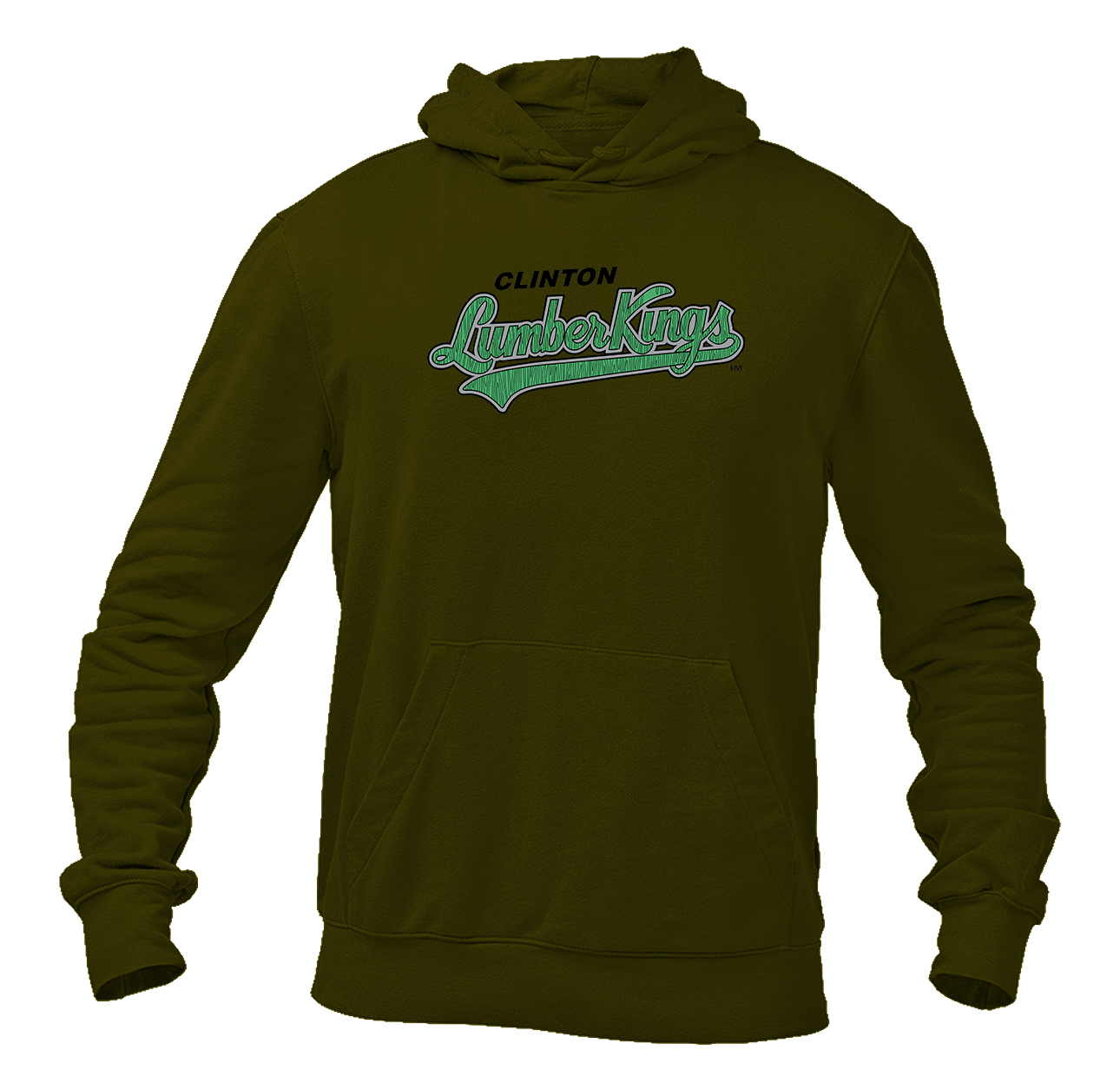 Men's Clinton LumberKings  Logo Pullover Hoodie