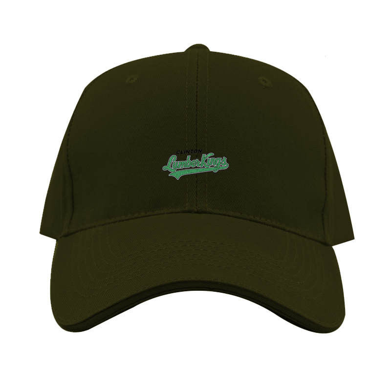 Clinton LumberKings  Logo  Dad Baseball Cap Hat