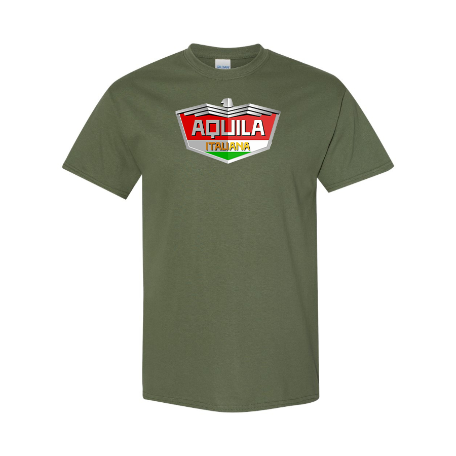 Men's Aquila Italiana  Logo Cotton T-Shirt