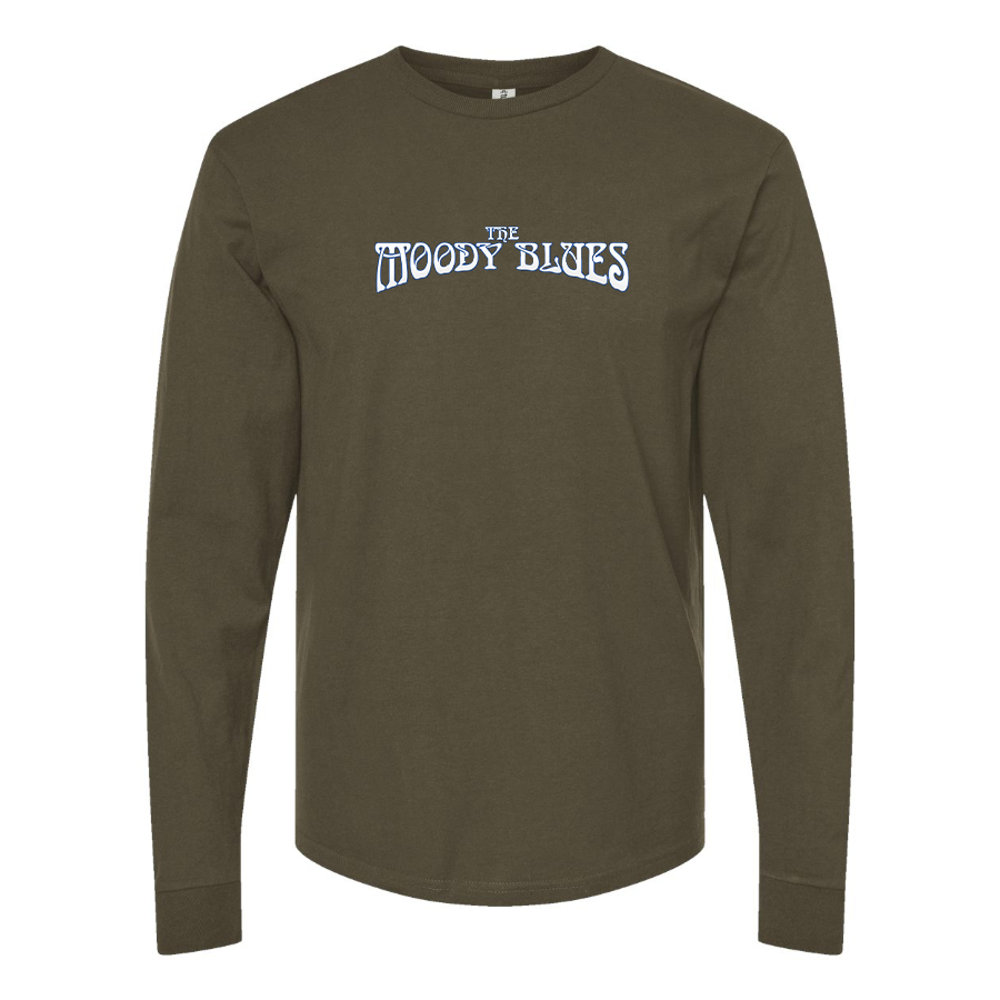 Men's The Moody Blues Logo  Cotton Long Sleeve T-Shirt