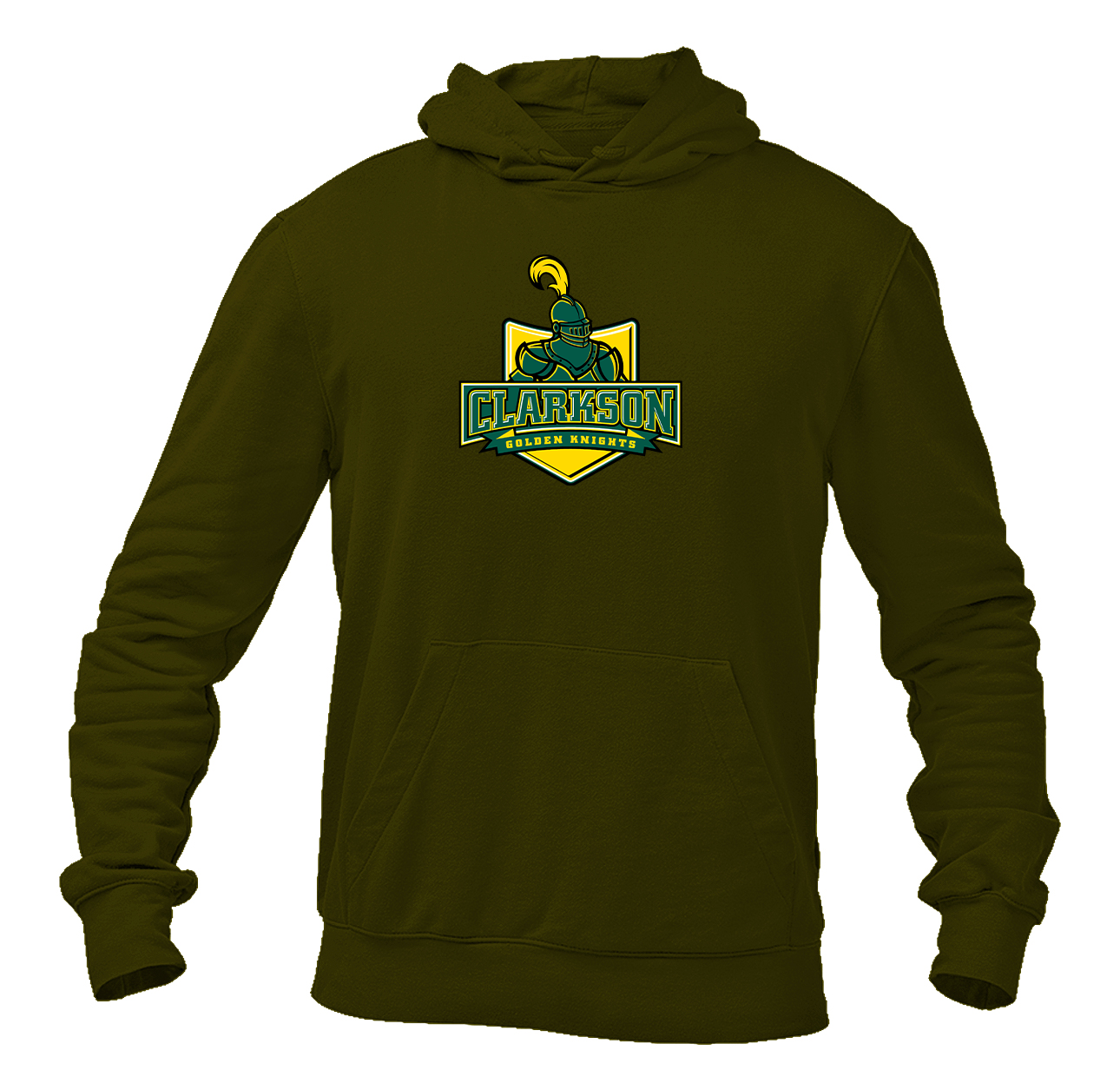 Men's Clarkson Golden Knights Heavy Blend Hooded Sweatshirt