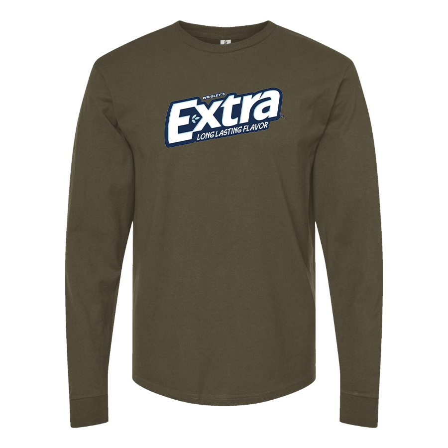 Men's Extra Gum Logo Cotton Long Sleeve T-Shirt