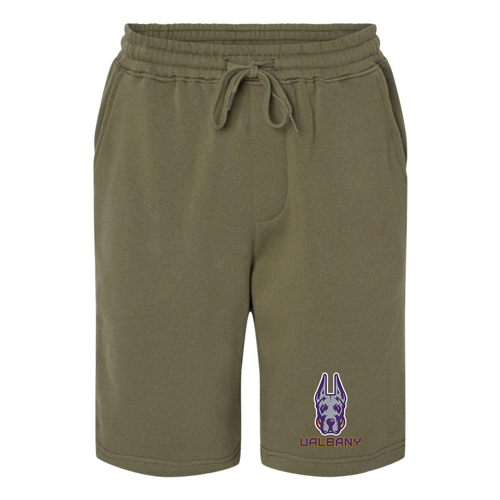 Men's Albany Great Danes  Independent Trading Co Midweight Fleece Shorts