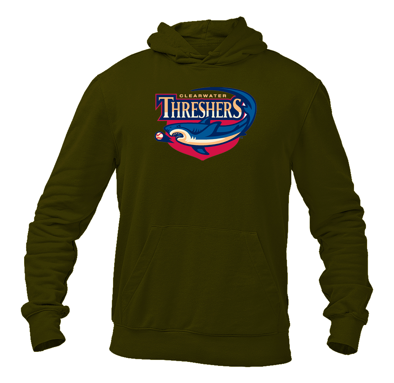 Men's Clearwater Threshers Logo Pullover Hoodie