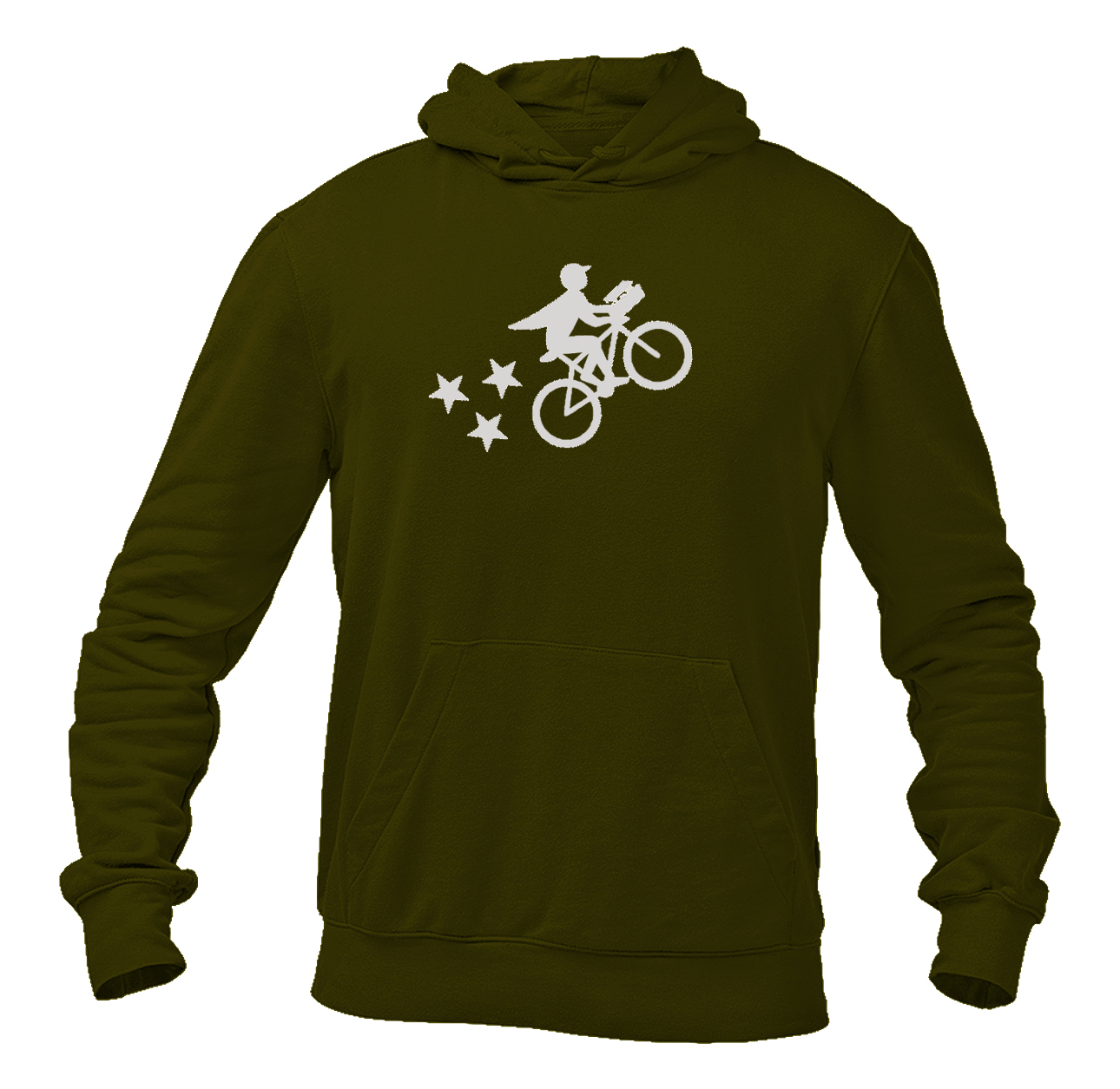 Men's  Postmates Bike Heavy Blend Hooded Sweatshirt
