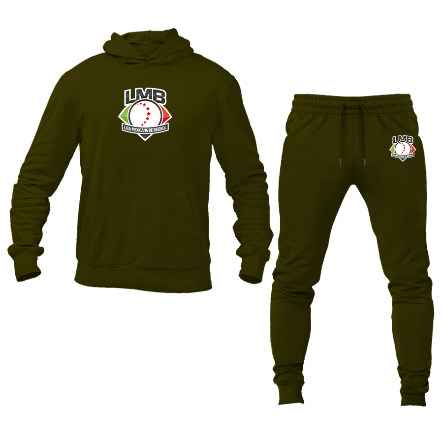Men's Liga Mexicana de Béisbol Logo Hoodie Joggers Set