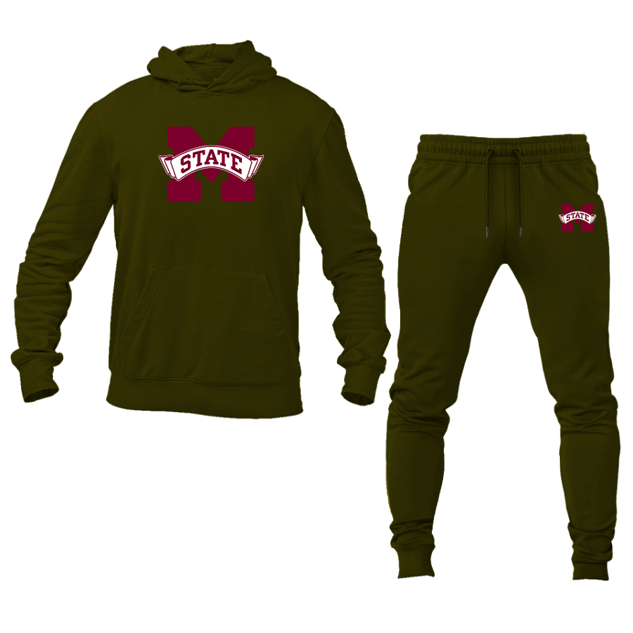 Men's Mississippi State Bulldogs  Logo Hoodie Joggers Set