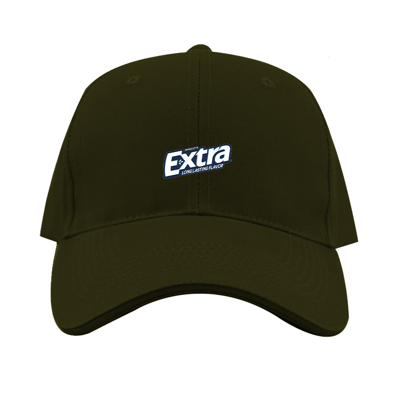 Extra Gum Logo  Dad Baseball Cap Hat