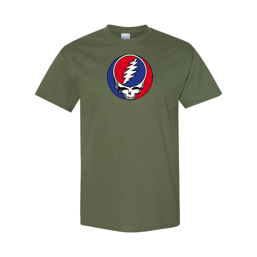 Men's Gratefu Dead Logo Cotton T-Shirt