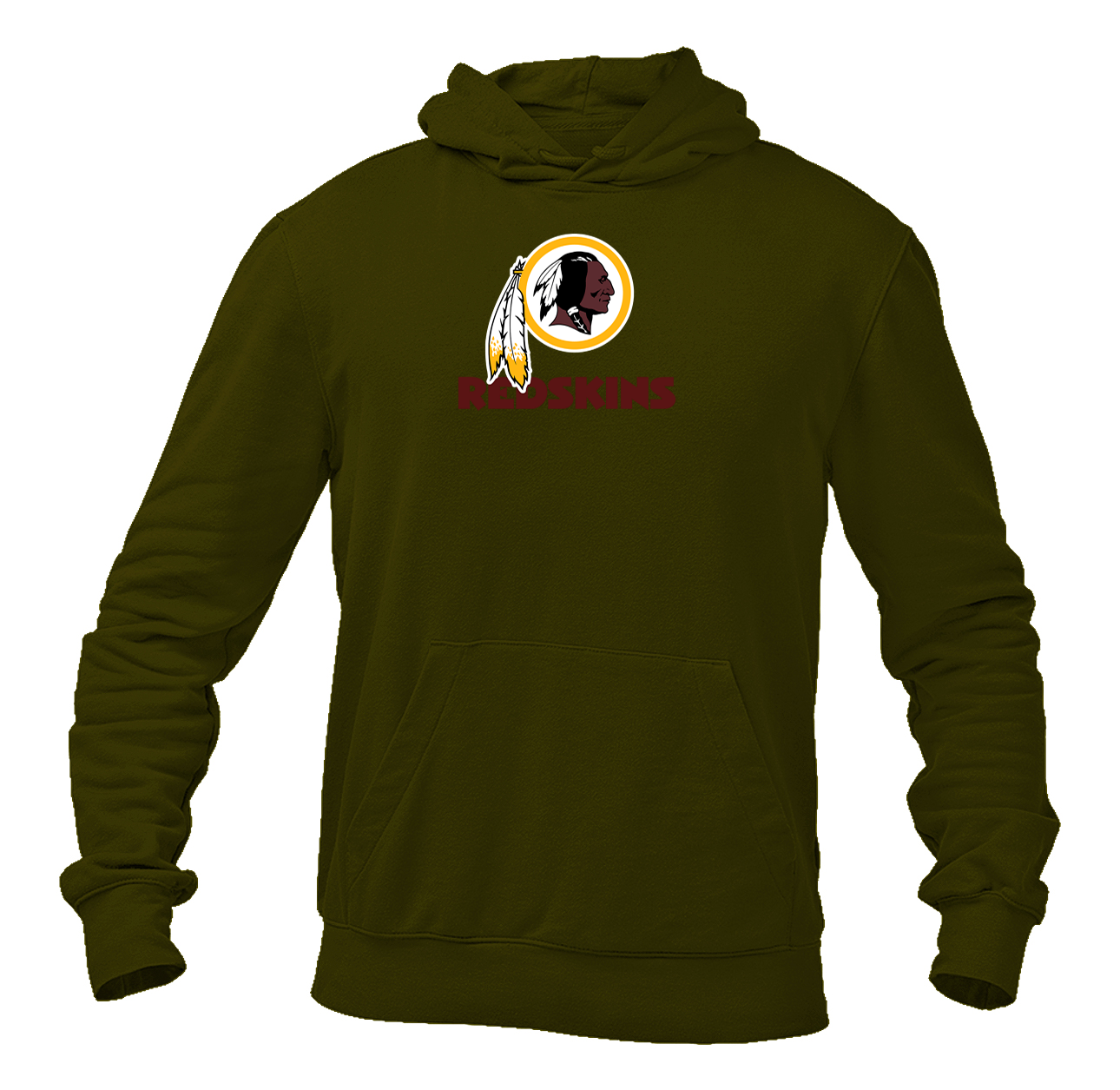 Men's Washington Redskins Logo  Pullover Hoodie