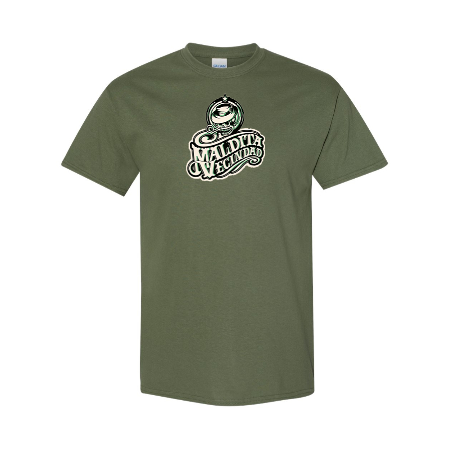 Men's  Maldita Vecindad Logo Cotton T-Shirt