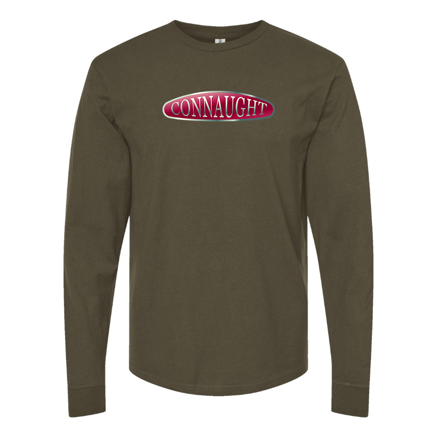 Men's  Connaught Motor Company Logo Cotton Long Sleeve T-Shirt