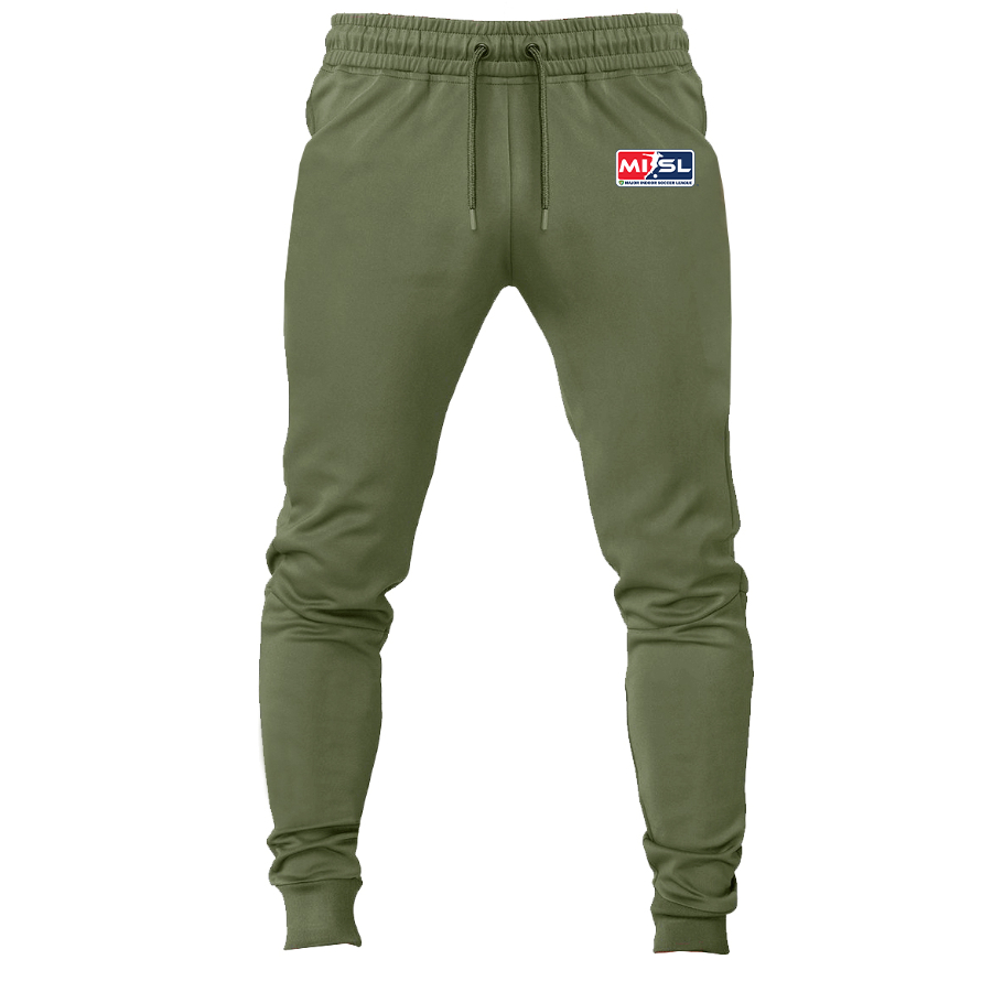 Men's Major Indoor Soccer League Logo Sweatpants Joggers