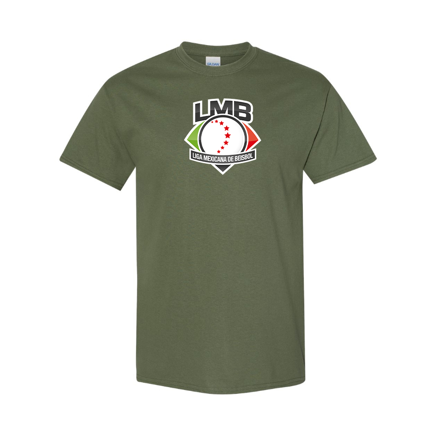 Men's Liga Mexicana de Béisbol Logo Cotton T-Shirt