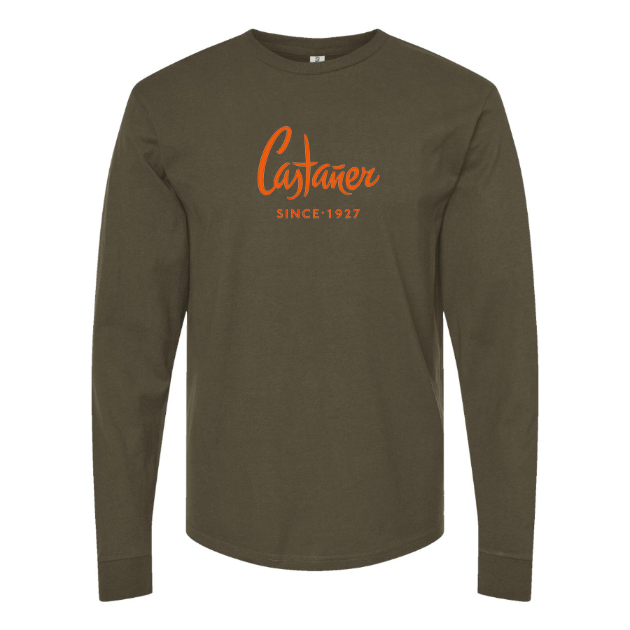 Men's Castaner Logo Cotton Long Sleeve T-Shirt