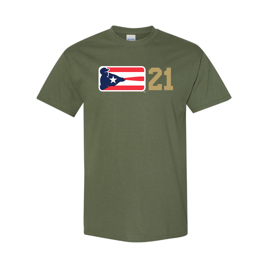 Men's  Liga de Beisbol Profesional Roberto Clemente Logo Cotton T-Shirt