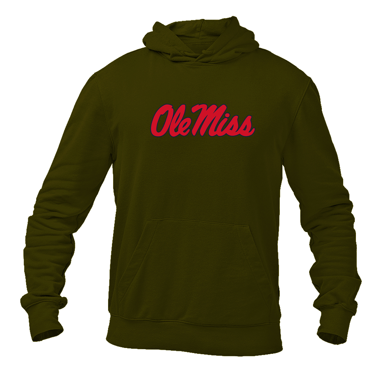 Men's Mississippi Rebels  Logo Pullover Hoodie