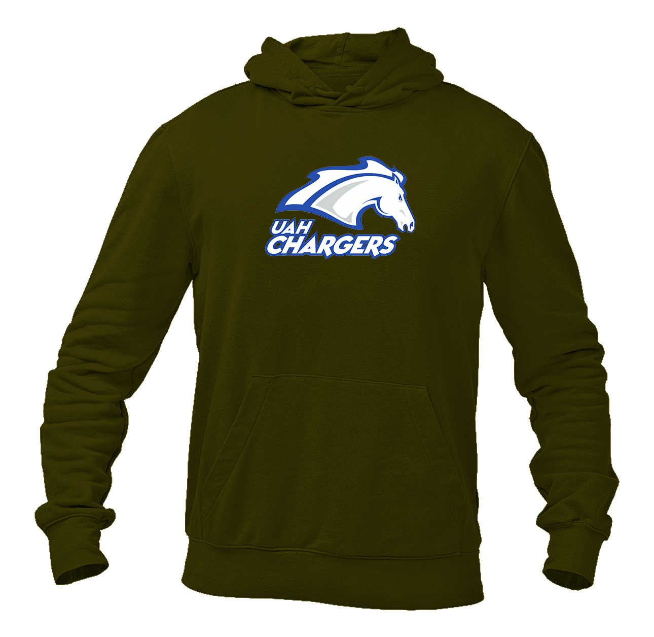 Men's Alabama Huntsville Chargers Gildan  Heavy Blend Hooded Sweatshirt