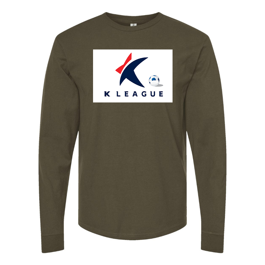 Men's K League Logo Cotton Long Sleeve T-Shirt