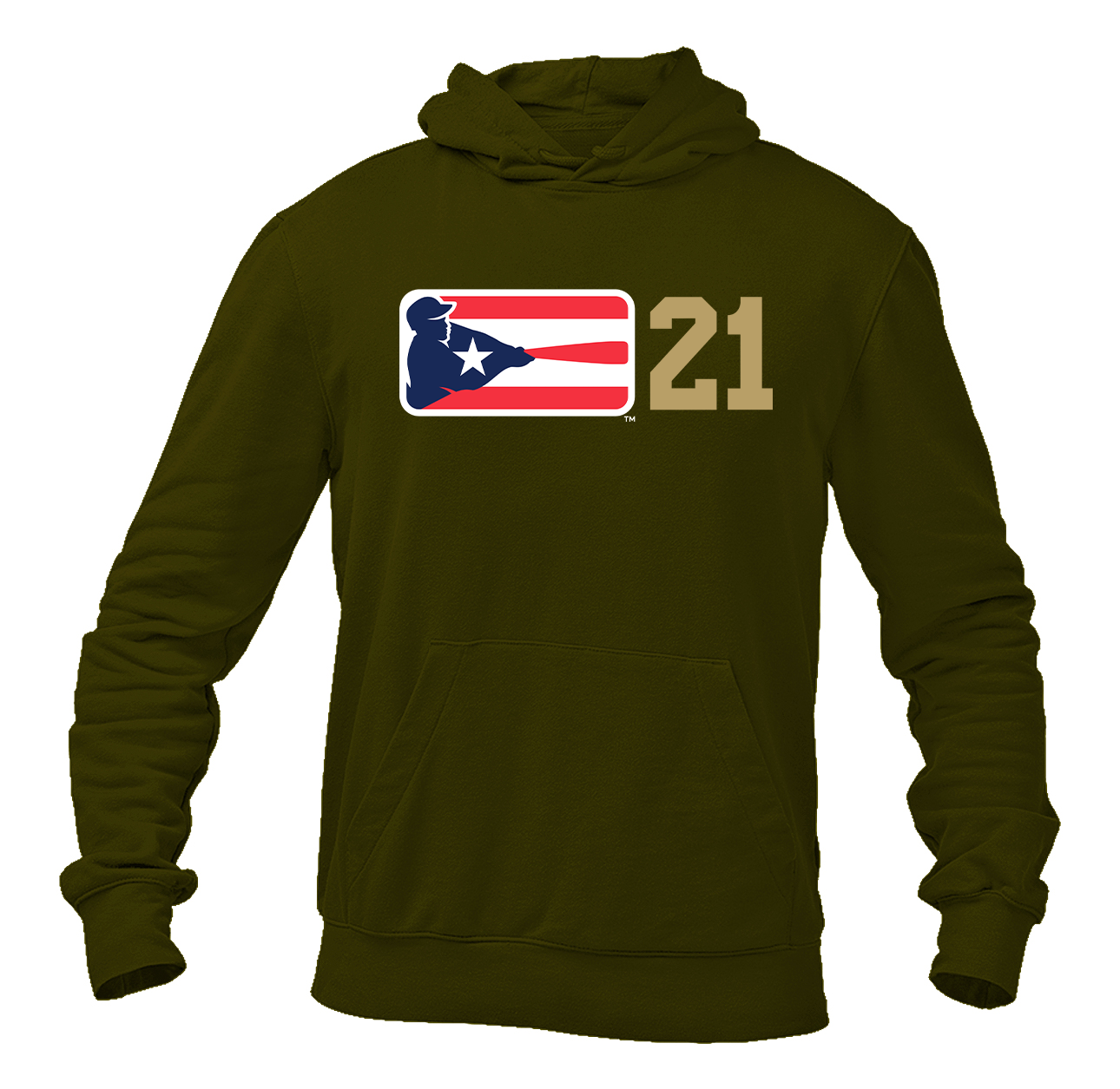 Men's Liga de Beisbol Profesional Roberto Clemente Logo Pullover Hoodie