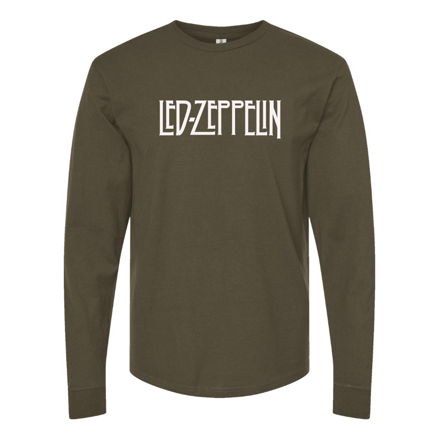Men's Led Zeppelin Logo Cotton Long Sleeve T-Shirt