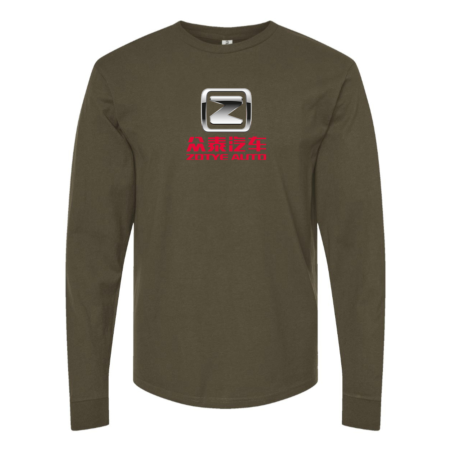 Men's Zotye Logo  Cotton Long Sleeve T-Shirt