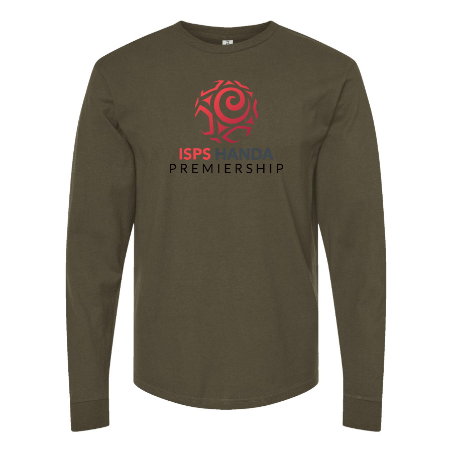 Men's ISPS Handa Premiership Logo Cotton Long Sleeve T-Shirt