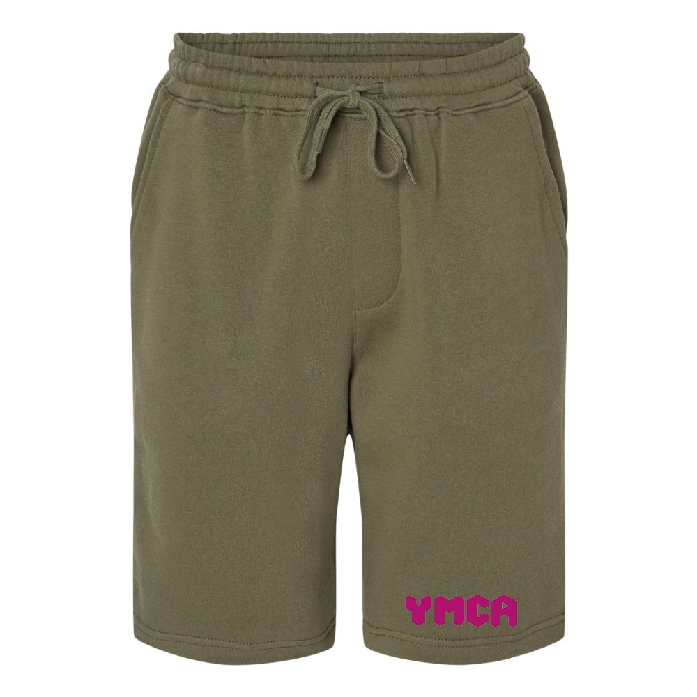 Men's YMCA Mauve Independent Trading Co Midweight Fleece Short