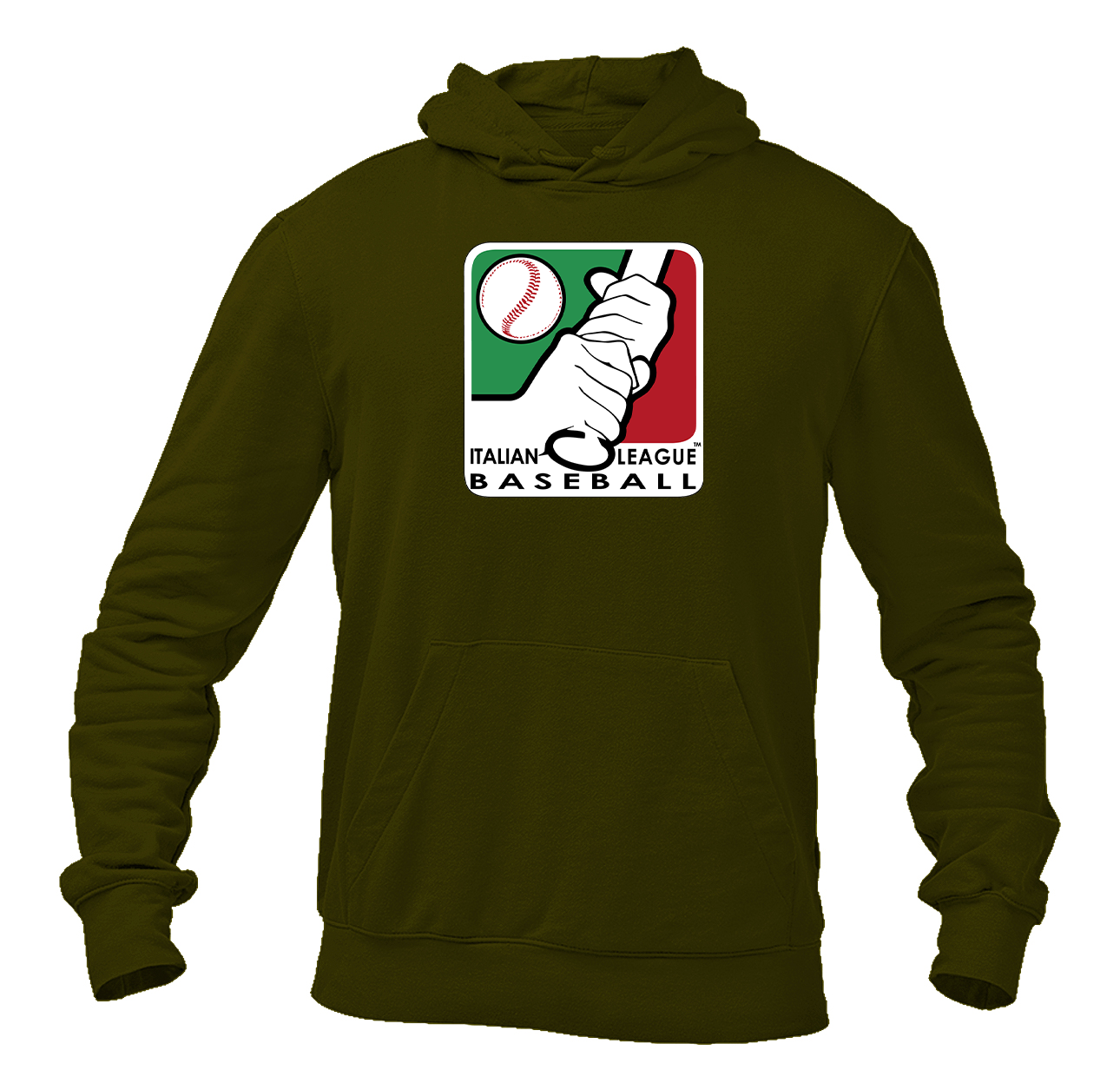 Men's Italian Baseball League Logo Pullover Hoodie
