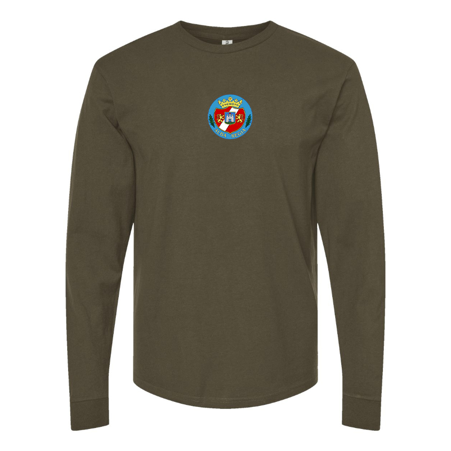 Men's Alba Regia Logo Cotton Long Sleeve T-Shirt