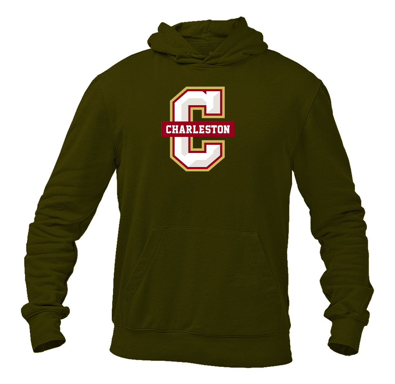 Men's Charleston Cougars Heavy Blend Hooded Sweatshirt