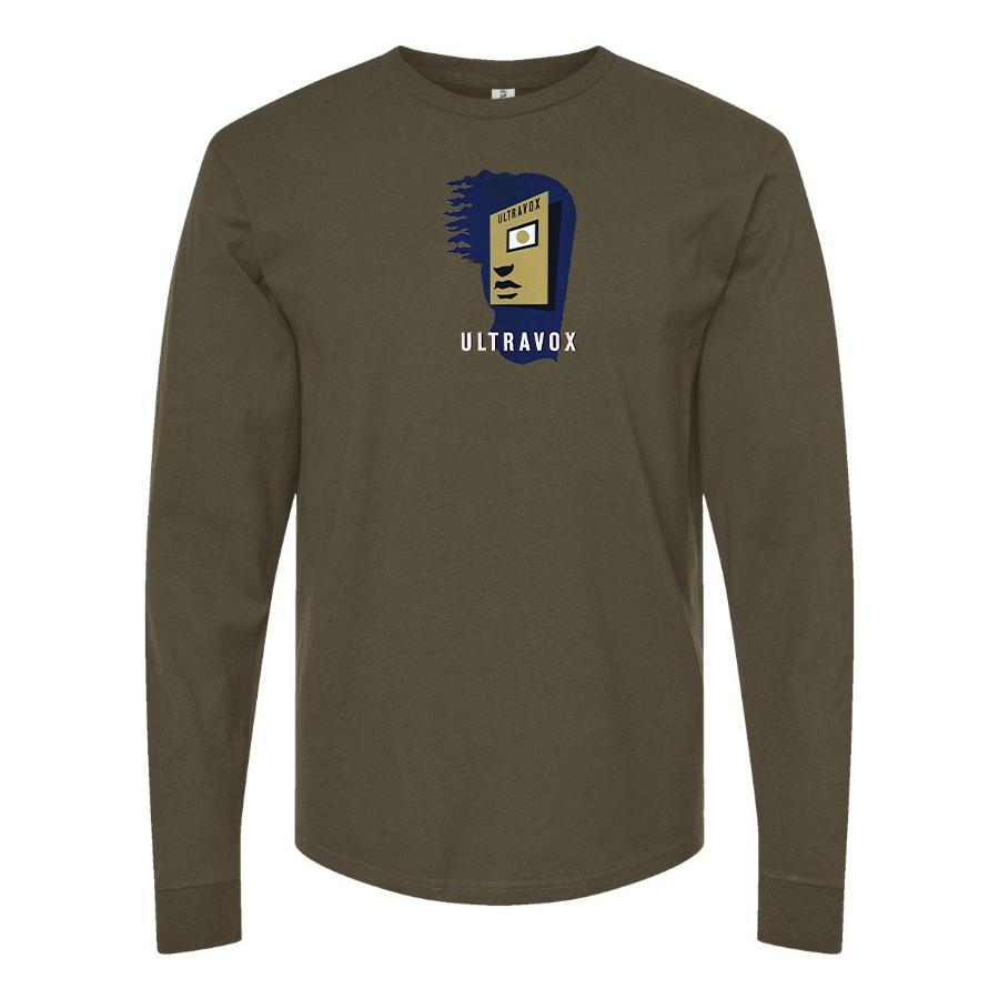 Men's Ultravox Logo  Cotton Long Sleeve T-Shirt