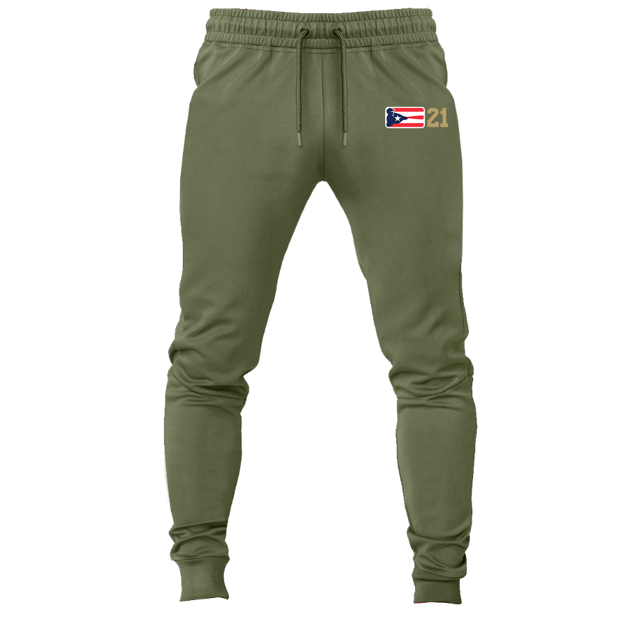 Men's Liga de Beisbol Profesional Roberto Clemente Logo Sweatpants Joggers